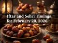 Iftar and Sehri Timings for February 20, 2026: Check Second Ramadan Roza Schedule for Mumbai, Delhi and Other Cities - Hindi News | Iftar and Sehri Timings for February 20, 2026: Check Second Ramadan Roza Schedule for Mumbai, Delhi and Other Cities | Latest lifestyle News at Lokmattimes.com