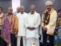 Karnataka CM Siddaramaiah felicitates ISRO chairman S Somnath with other scientists - Hindi News | Karnataka CM Siddaramaiah felicitates ISRO chairman S Somnath with other scientists | Latest technology News at Lokmattimes.com