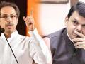BJP workers stage protest against Uddhav Thackeray over his taint remark on Devendra Fadnavis - Hindi News | BJP workers stage protest against Uddhav Thackeray over his taint remark on Devendra Fadnavis | Latest maharashtra News at Lokmattimes.com