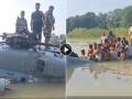 Indian Air Force Helicopter Air-Dropping Relief Material Makes Emergency Landing in Bihar After Technical Snag (Watch Video) - Hindi News | Indian Air Force Helicopter Air-Dropping Relief Material Makes Emergency Landing in Bihar After Technical Snag (Watch Video) | Latest national News at Lokmattimes.com