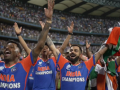 Rohit Sharma, Virat Kohli, and Entire Team India Sing 'Vande Mataram' During T20 World Cup Celebration at Wankhede Stadium (Watch Video) - Hindi News | Rohit Sharma, Virat Kohli, and Entire Team India Sing 'Vande Mataram' During T20 World Cup Celebration at Wankhede Stadium (Watch Video) | Latest cricket News at Lokmattimes.com
