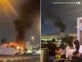 Iranian Drone Hits Area Near US Consulate in Dubai; Video of Large Fire Goes Viral - Hindi News | Iranian Drone Hits Area Near US Consulate in Dubai; Video of Large Fire Goes Viral | Latest international News at Lokmattimes.com