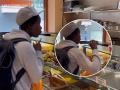 Viral Video Shows Man Mocking ISKCON Beliefs by Eating Meat at Govinda’s London - Hindi News | Viral Video Shows Man Mocking ISKCON Beliefs by Eating Meat at Govinda’s London | Latest international News at Lokmattimes.com