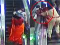 Jaipur Metro: Policeman Saves Woman and Child After Escalator Slip, CCTV Surfaces - Hindi News | Jaipur Metro: Policeman Saves Woman and Child After Escalator Slip, CCTV Surfaces | Latest national News at Lokmattimes.com