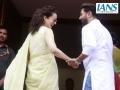 Union Minister Chirag Paswan and BJP MP Kangana Ranaut Enjoy a Fun Moment at the 18th Lok Sabha Session - Hindi News | Union Minister Chirag Paswan and BJP MP Kangana Ranaut Enjoy a Fun Moment at the 18th Lok Sabha Session | Latest national News at Lokmattimes.com