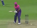 Kieron Pollard Bats Behind Stumps, Goes Near Wide Crease in Unconventional Shot Attempt in Abu Dhabi T10 (Watch Video) - Hindi News | Kieron Pollard Bats Behind Stumps, Goes Near Wide Crease in Unconventional Shot Attempt in Abu Dhabi T10 (Watch Video) | Latest cricket News at Lokmattimes.com