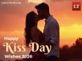 Happy Kiss Day 2026 Wishes: Messages, Images, and WhatsApp Status To Share with Your Partner as You Celebrate Valentine's Week - Hindi News | Happy Kiss Day 2026 Wishes: Messages, Images, and WhatsApp Status To Share with Your Partner as You Celebrate Valentine's Week | Latest lifestyle News at Lokmattimes.com