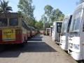 Kolhapur: KMT workers' strike shuts down city's bus services - Hindi News | Kolhapur: KMT workers' strike shuts down city's bus services | Latest maharashtra News at Lokmattimes.com