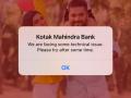 Kotak Mahindra Bank App Down: Customers Facing Technical Issue in Mobile Banking; Bank Says 'Team Working To Fix' - Hindi News | Kotak Mahindra Bank App Down: Customers Facing Technical Issue in Mobile Banking; Bank Says 'Team Working To Fix' | Latest technology News at Lokmattimes.com