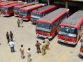 Maharashtra stops bus services to Karnataka after border row flares up - Hindi News | Maharashtra stops bus services to Karnataka after border row flares up | Latest maharashtra News at Lokmattimes.com