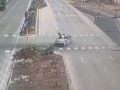 Latur-Nanded Highway Accident: Speeding Car Sends Biker Flying on Same Spot Where MSRTC Bus Overturned; Chilling Video Surfaces - Hindi News | Latur-Nanded Highway Accident: Speeding Car Sends Biker Flying on Same Spot Where MSRTC Bus Overturned; Chilling Video Surfaces | Latest maharashtra News at Lokmattimes.com