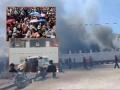 Violence in Leh: BJP Office Set Ablaze by Protesters During Statehood, Sixth Schedule Protest (Watch Video) - Hindi News | Violence in Leh: BJP Office Set Ablaze by Protesters During Statehood, Sixth Schedule Protest (Watch Video) | Latest national News at Lokmattimes.com