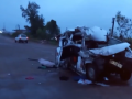 Madhya Pradesh Accident: Four Killed, 6 Injured as SUV Collides with Truck in Vidisha (Watch Video) - Hindi News | Madhya Pradesh Accident: Four Killed, 6 Injured as SUV Collides with Truck in Vidisha (Watch Video) | Latest national News at Lokmattimes.com