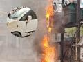 Madhya Pradesh: Blaze at Transformer Near School in Satna Damages Car (Watch Video) | Latest national News at www.lokmattimes.com