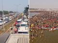 Mahakumbh 2025: 25 km Traffic Jam as Devotees Rush to Triveni Sangam Ahead of Final Day - Hindi News | Mahakumbh 2025: 25 km Traffic Jam as Devotees Rush to Triveni Sangam Ahead of Final Day | Latest national News at Lokmattimes.com