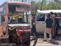 Murbad–Malshej Ghat Highway Crash: 3 Killed, 5 Injured After ST Bus Collides With SUV - Hindi News | Murbad–Malshej Ghat Highway Crash: 3 Killed, 5 Injured After ST Bus Collides With SUV | Latest pune News at Lokmattimes.com