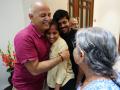 Manish Sisodia Visits Arvind Kejriwal’s Family After Supreme Court Grants Him Bail (Watch Video) - Hindi News | Manish Sisodia Visits Arvind Kejriwal’s Family After Supreme Court Grants Him Bail (Watch Video) | Latest national News at Lokmattimes.com