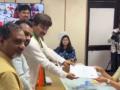 Lok Sabha Election 2024: BJP Candidate Manoj Tiwari Files His Nomination From North East Delhi (Watch Video) - Hindi News | Lok Sabha Election 2024: BJP Candidate Manoj Tiwari Files His Nomination From North East Delhi (Watch Video) | Latest national News at Lokmattimes.com