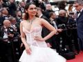 Manushi Chhillar makes a stunning appearance at Cannes Red Carpet - Hindi News | Manushi Chhillar makes a stunning appearance at Cannes Red Carpet | Latest entertainment News at Lokmattimes.com