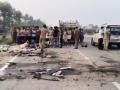 Mau Accident: 5 Killed After SUV Collides With Trailer on Varanasi–Gorakhpur Highway in UP - Hindi News | Mau Accident: 5 Killed After SUV Collides With Trailer on Varanasi–Gorakhpur Highway in UP | Latest national News at Lokmattimes.com