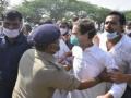 Rahul Gandhi detained during protest, gets high security - Hindi News | Rahul Gandhi detained during protest, gets high security | Latest national News at Lokmattimes.com