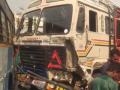 Medak Bus Accident: Several Injured After Lorry Rams Into RTC Bus at Narsapur Stand (Watch CCTV Video) - Hindi News | Medak Bus Accident: Several Injured After Lorry Rams Into RTC Bus at Narsapur Stand (Watch CCTV Video) | Latest national News at Lokmattimes.com