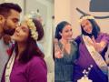 Neha Dhupia celebrates her baby shower ceremony with family and friends - Hindi News | Neha Dhupia celebrates her baby shower ceremony with family and friends | Latest entertainment News at Lokmattimes.com