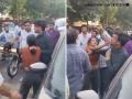 Meerut : Wife Grabs Husband’s Collar, Slaps Him Repeatedly Over Dowry Harassment in Middle of Road (Watch Video) - Hindi News | Meerut : Wife Grabs Husband’s Collar, Slaps Him Repeatedly Over Dowry Harassment in Middle of Road (Watch Video) | Latest national News at Lokmattimes.com