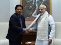 PM Modi Extends Birthday Wishes to Meghalaya CM Conrad Sangma - Hindi News | PM Modi Extends Birthday Wishes to Meghalaya CM Conrad Sangma | Latest national News at Lokmattimes.com