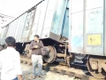 MP Train Derailment: Three Wagons of Goods Train Derail Near Katni Junction in Madhya Pradesh (VIDEO) - Hindi News | MP Train Derailment: Three Wagons of Goods Train Derail Near Katni Junction in Madhya Pradesh (VIDEO) | Latest national News at Lokmattimes.com