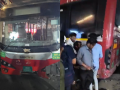 Mumbai BEST Bus Accident: 4 Dead, 9 Injured as BEST Bus Hits Passengers While Reversing in Bhandup (Watch Video) - Hindi News | Mumbai BEST Bus Accident: 4 Dead, 9 Injured as BEST Bus Hits Passengers While Reversing in Bhandup (Watch Video) | Latest mumbai News at Lokmattimes.com