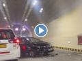 Mumbai Coastal Road Tunnel Witnesses First Accident After Inauguration (Watch Video) - Hindi News | Mumbai Coastal Road Tunnel Witnesses First Accident After Inauguration (Watch Video) | Latest maharashtra News at Lokmattimes.com