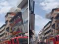 Mumbai Fire: Major Blaze Breaks Out in Chakala Street Building at Masjid Bandar (Watch Video) - Hindi News | Mumbai Fire: Major Blaze Breaks Out in Chakala Street Building at Masjid Bandar (Watch Video) | Latest mumbai News at Lokmattimes.com