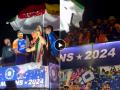 Mumbai Ganeshotsav 2024: Team India's T20 World Cup Victory Parade Recreated with Ganpati Bappa Handing Over Trophy to Rohit Sharma Cutout (Watch Video) - Hindi News | Mumbai Ganeshotsav 2024: Team India's T20 World Cup Victory Parade Recreated with Ganpati Bappa Handing Over Trophy to Rohit Sharma Cutout (Watch Video) | Latest mumbai News at Lokmattimes.com
