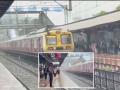 Mumbai Local Train Update: Harbour Line Services Delayed Due to Waterlogging Between These Stations Amid Heavy Rains - Hindi News | Mumbai Local Train Update: Harbour Line Services Delayed Due to Waterlogging Between These Stations Amid Heavy Rains | Latest mumbai News at Lokmattimes.com