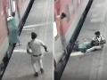 Mumbai: Railway Cop Saves Commuter from Being Dragged Under Moving Local Train at Borivali Station (Watch Video) - Hindi News | Mumbai: Railway Cop Saves Commuter from Being Dragged Under Moving Local Train at Borivali Station (Watch Video) | Latest mumbai News at Lokmattimes.com