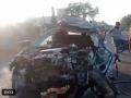 Narmadapuram Accident: 3 Killed, One Injured After Speeding Car Crashes Into Dumper on Narmadapuram-Itarsi Highway in Madhya Pradesh (Watch Video) - Hindi News | Narmadapuram Accident: 3 Killed, One Injured After Speeding Car Crashes Into Dumper on Narmadapuram-Itarsi Highway in Madhya Pradesh (Watch Video) | Latest national News at Lokmattimes.com