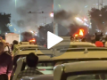 Navi Mumbai Car Fire: Moving Vehicle Engulfed in Flames on Vashi Bridge Causes Major Traffic Jam on Sion-Panvel Highway (Watch Video) - Hindi News | Navi Mumbai Car Fire: Moving Vehicle Engulfed in Flames on Vashi Bridge Causes Major Traffic Jam on Sion-Panvel Highway (Watch Video) | Latest navi-mumbai News at Lokmattimes.com