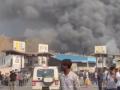 Navi Mumbai: Massive Fire Breaks Out at Cargo Handling Warehouse in Uran, No Casualties (Watch Video) - Hindi News | Navi Mumbai: Massive Fire Breaks Out at Cargo Handling Warehouse in Uran, No Casualties (Watch Video) | Latest navi-mumbai News at Lokmattimes.com