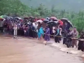 Gujarat Rains: Navsari Police Rescue 1,200 Tourists Stranded In Flood Waters at Wangan Waterfall (Watch Video) - Hindi News | Gujarat Rains: Navsari Police Rescue 1,200 Tourists Stranded In Flood Waters at Wangan Waterfall (Watch Video) | Latest national News at Lokmattimes.com
