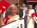 Budget 2025: FM Nirmala Sitharaman Wears Cream and Gold Saree With Madhubani Border Design by Padma Awardee Dulari Devi (See Pics and Video) - Hindi News | Budget 2025: FM Nirmala Sitharaman Wears Cream and Gold Saree With Madhubani Border Design by Padma Awardee Dulari Devi (See Pics and Video) | Latest national News at Lokmattimes.com