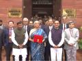 Budget 2024: FM Nirmala Sitharaman Arrives at Finance Ministry Along With Her Team Ahead of Interim Budget (Watch Video) - Hindi News | Budget 2024: FM Nirmala Sitharaman Arrives at Finance Ministry Along With Her Team Ahead of Interim Budget (Watch Video) | Latest national News at Lokmattimes.com