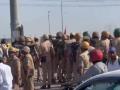 Noida Protest: Workers Begin Agitation on Third Day at Sector 63 A Block - Hindi News | Noida Protest: Workers Begin Agitation on Third Day at Sector 63 A Block | Latest national News at Lokmattimes.com