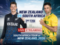 NZ vs SA 2nd T20I LIVE Cricket Streaming: When and Where To Watch New Zealand vs South Africa Match in India - Hindi News | NZ vs SA 2nd T20I LIVE Cricket Streaming: When and Where To Watch New Zealand vs South Africa Match in India | Latest cricket News at Lokmattimes.com