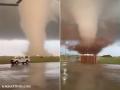 Oklahoma Tornado Video: At Least 10 Injured After Cyclonic Storm Hit Enid - Hindi News | Oklahoma Tornado Video: At Least 10 Injured After Cyclonic Storm Hit Enid | Latest international News at Lokmattimes.com