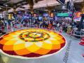 Onam 2024: Mumbai's CSMT Station Hosts Grand Celebration with Beautiful Pookalam - Hindi News | Onam 2024: Mumbai's CSMT Station Hosts Grand Celebration with Beautiful Pookalam | Latest mumbai News at Lokmattimes.com