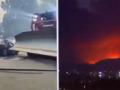 Pacific Palisades Wildfire: 30,000 Evacuated as Flames Ignite Homes and Cars in California (Watch Videos) - Hindi News | Pacific Palisades Wildfire: 30,000 Evacuated as Flames Ignite Homes and Cars in California (Watch Videos) | Latest international News at Lokmattimes.com