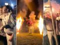 Pappu Yadav Injured During Dussehra Celebrations In Bihar After Rocket Misfires; Video Goes Viral - Hindi News | Pappu Yadav Injured During Dussehra Celebrations In Bihar After Rocket Misfires; Video Goes Viral | Latest national News at Lokmattimes.com