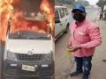 MP: Car owner sets car on fire after loan recovery agents arrive to seize car - Hindi News | MP: Car owner sets car on fire after loan recovery agents arrive to seize car | Latest national News at Lokmattimes.com