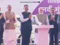 PM Narendra Modi Inaugurates Phase 1 of Navi Mumbai International Airport (Watch) - Hindi News | PM Narendra Modi Inaugurates Phase 1 of Navi Mumbai International Airport (Watch) | Latest navi-mumbai News at Lokmattimes.com